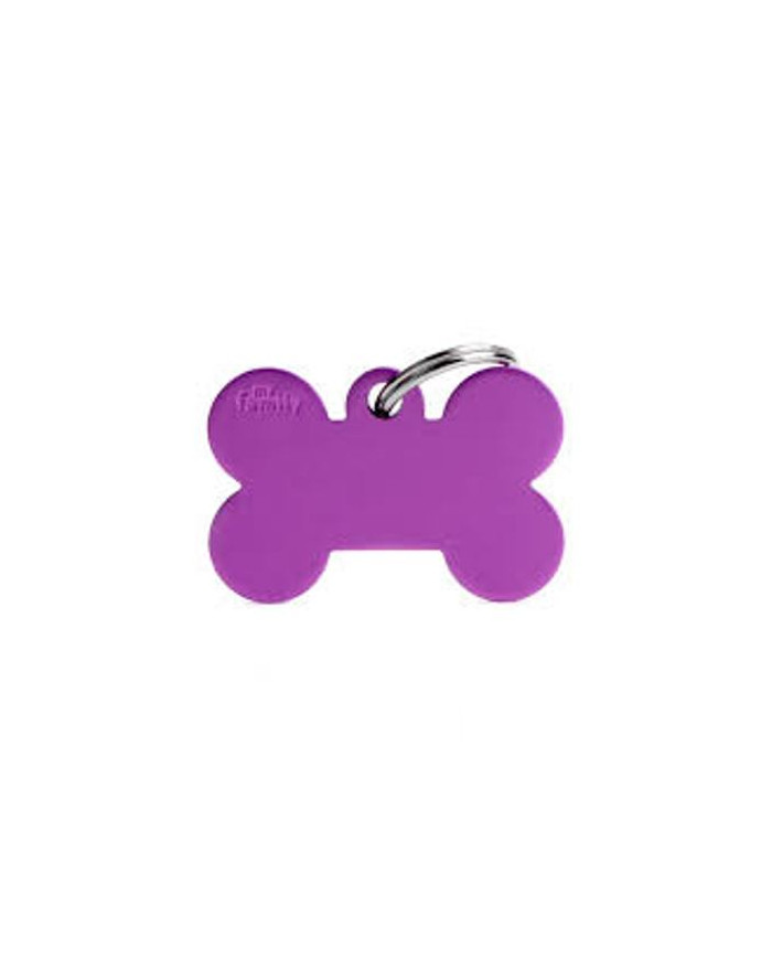 Plaquita de Identificación diseño Hueso. Si me extravió debo llevar mi identificación