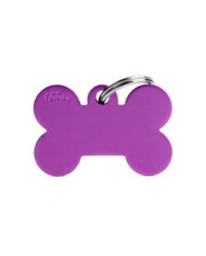 Plaquita de Identificación diseño Hueso. Si me extravió debo llevar mi identificación