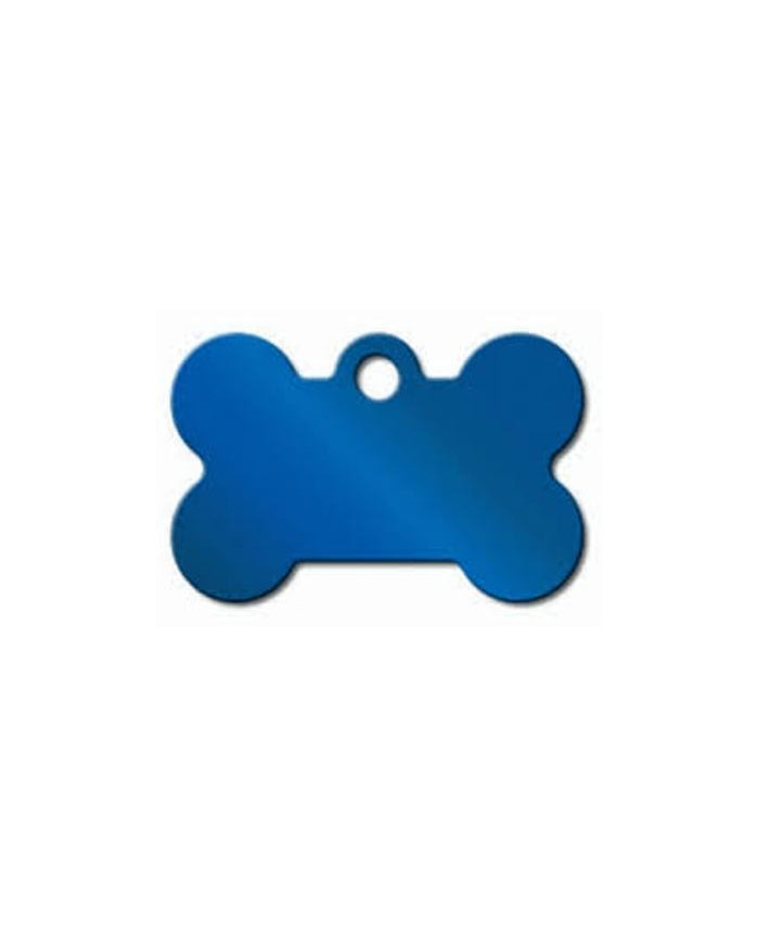 Plaquita de Identificación diseño Hueso. Si me extravió debo llevar mi identificación