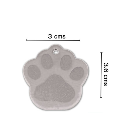 Placa de Identificación diseño Pata