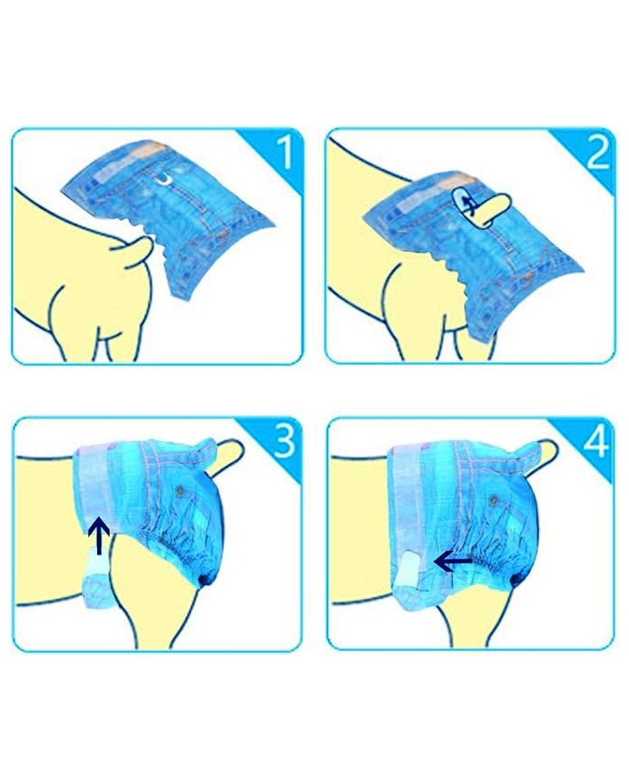 Pañales Pet Soft tipo Jean