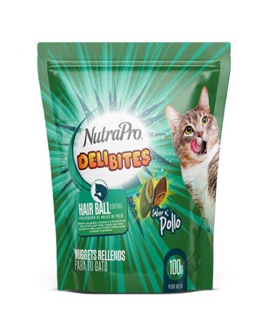 Snack para gatos Delibites Nuggets Rellenos