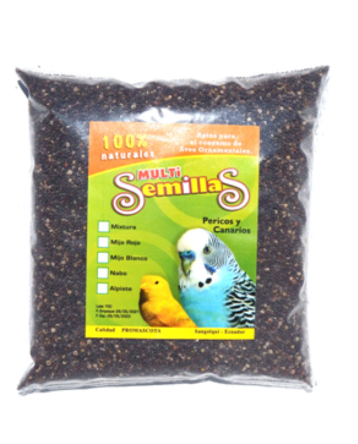 Semillas de nabo, alimento para aves