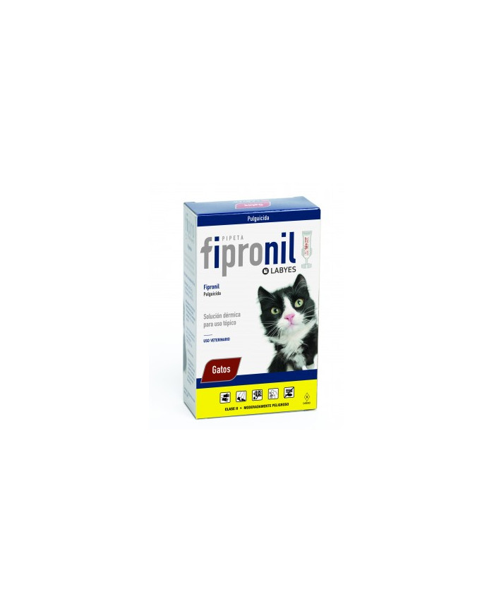 Pipeta Fipronil antipulgas y garrapatas para gatos