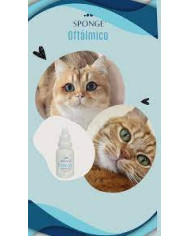 Colirio Sponge Oftálmico Limpiador Ocular para perros, gatos y caballos