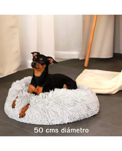 Cama peluche comfortable para perros y gatos