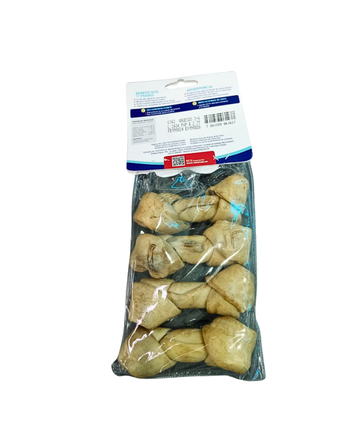 Huesos masticables 3-4 cms para Perros Pequeños. Escoge mi sabor!