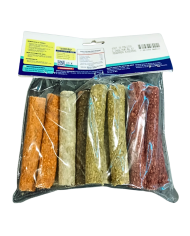 Palitos gruesos multisabor masticables para Perros todos los tamaños. Idóneo para mi higiene dental
