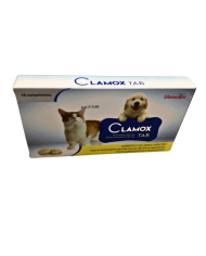 Amoxicilina 200mg + Ácido clavulánico 50mg. Clamox tab