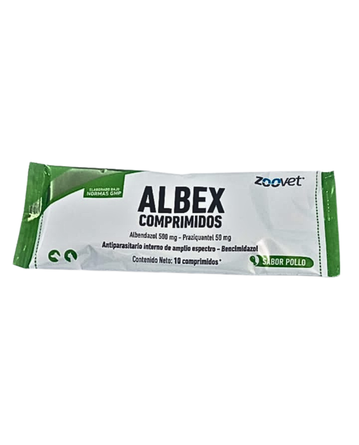 Antiparasitario Interno en tabletas Albex