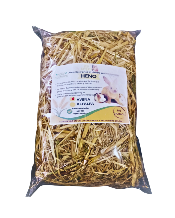 Heno de Avena deshidratada para conejos