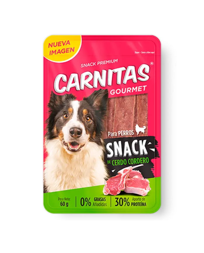 Carnitas Gourmet Dog, cerdo y cordero