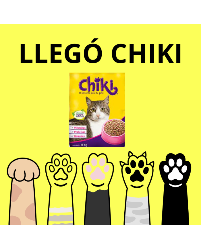 Alimento para gatos, Chiki por libras