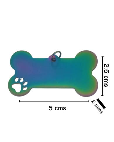 Placa de Identificación de acero inoxidable