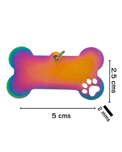 Placa de Identificación de acero inoxidable