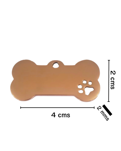 Placa de Identificación de acero inoxidable