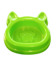 Plato con diseño cabeza de gato