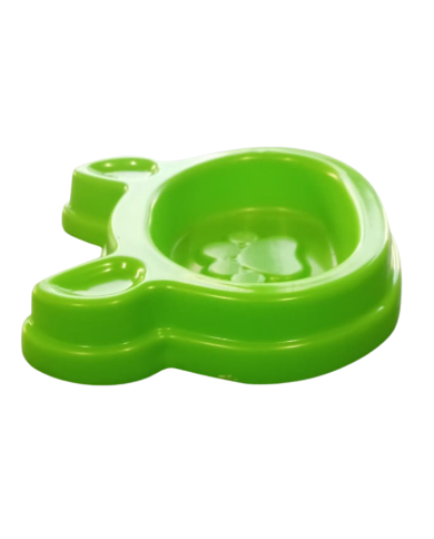 Plato con diseño cabeza de gato