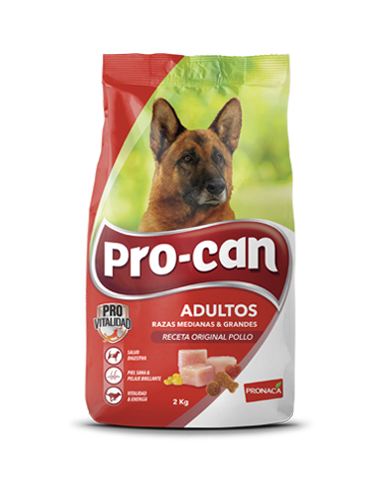 Procan original pollo alimento para perros, por libras