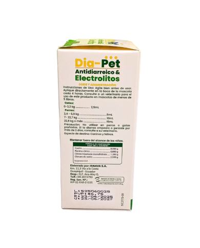 Dia-Pet jarabe para tratamiento de diarreas