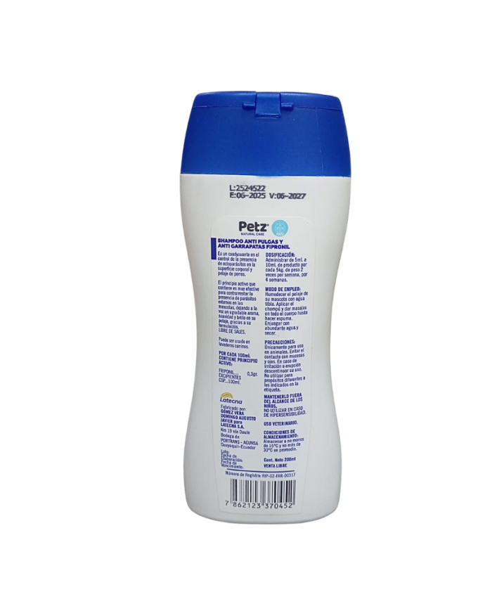 Shampoo Antipulgas Petz