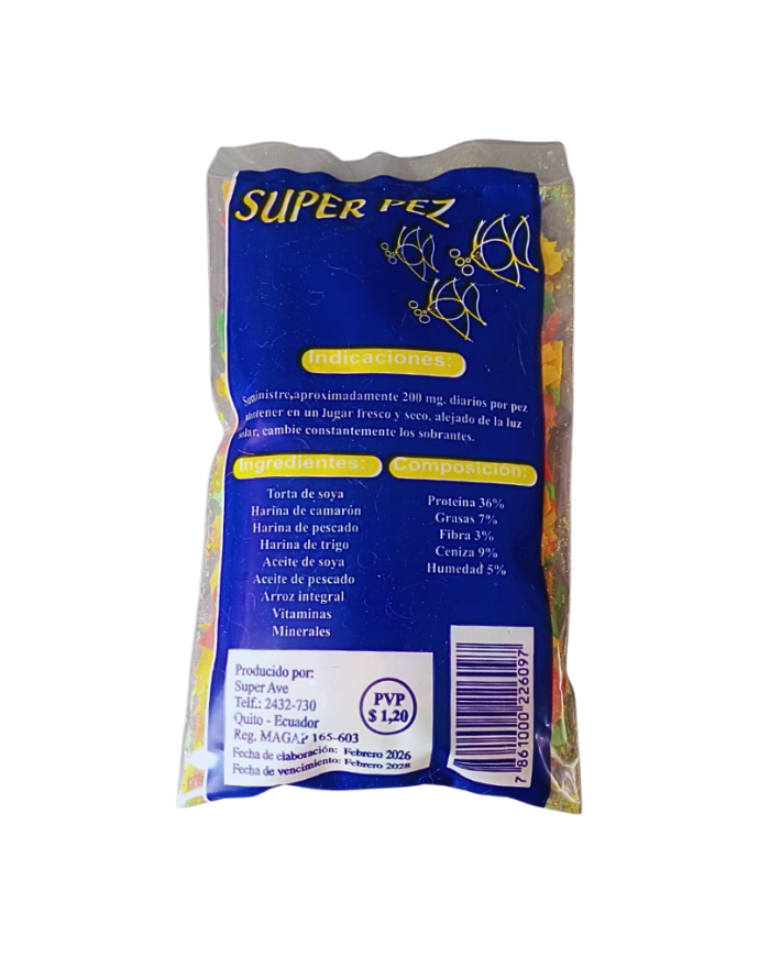 Alimento para Peces en Hojuelas