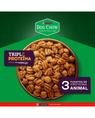 Dog Chow Triple Proteína Extra Life Alimento para Perros todas las razas