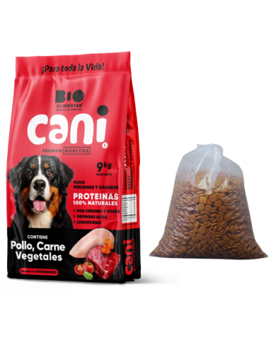 Cani Canimentos perros adultos razas medianas a grandes. Venta por libras al peso