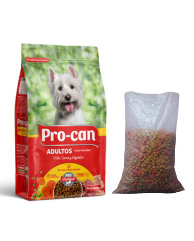 Procan adultos razas pequeñas, Pollo Carne y Vegetales, venta por libras