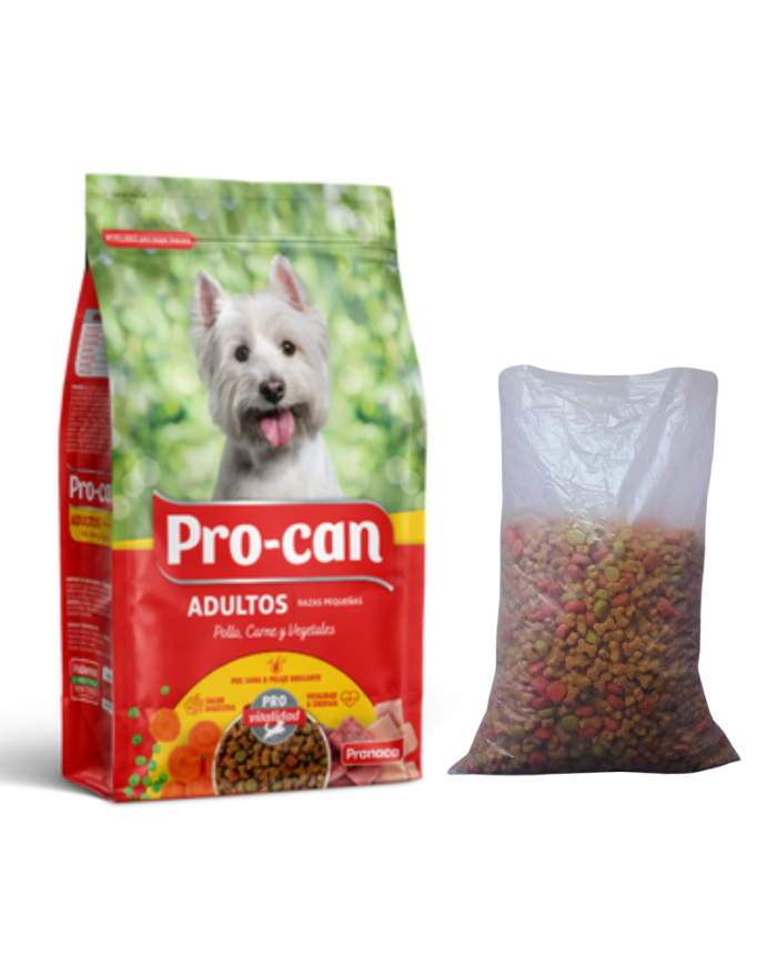 Procan adultos razas pequeñas, Pollo Carne y Vegetales, venta por libras