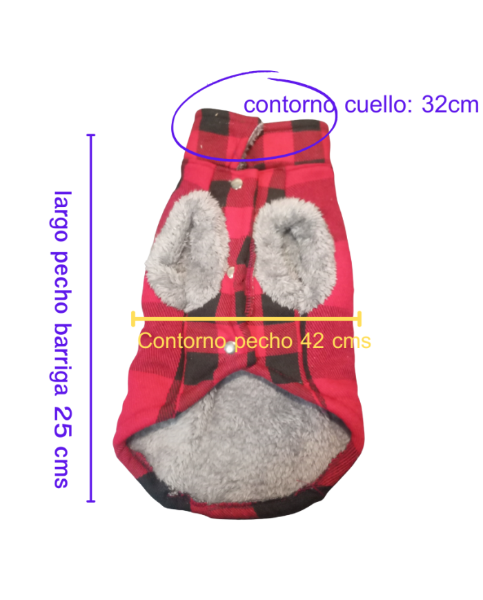 Ropa para perros Chaqueta abrigada Nevada