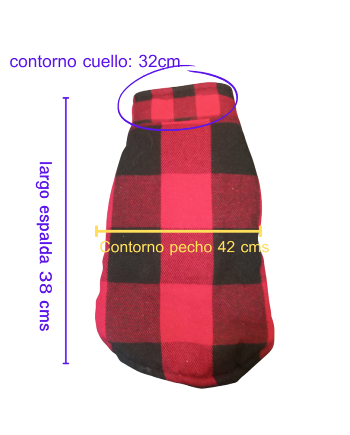 Ropa para perros Chaqueta abrigada Nevada