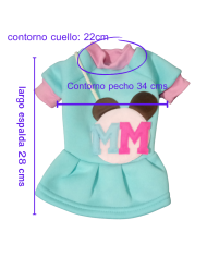 Ropa para mascotas Vestido Minnie