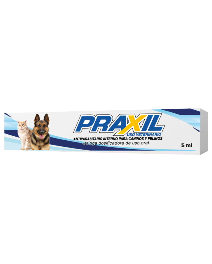 Antiparasitario interno en crema Praxil para perros y gatos
