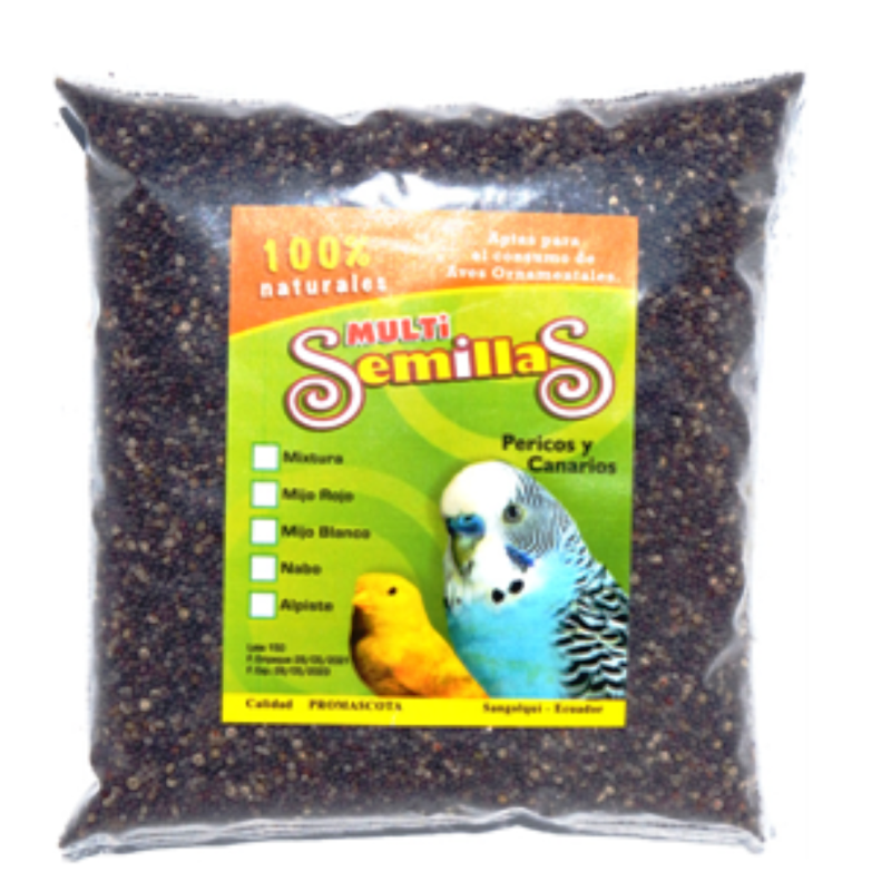 Semillas de nabo, alimento para aves