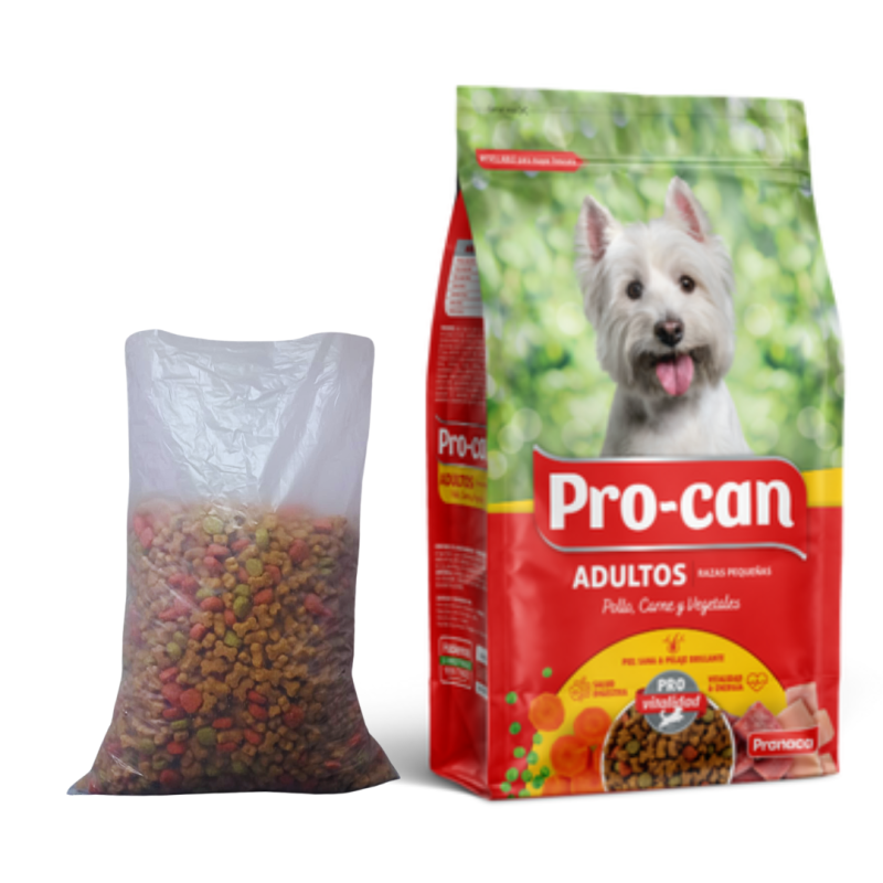 Procan adultos razas pequeñas, Pollo Carne y Vegetales, venta por libras