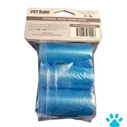 Fundas recolectoras de desechos, pack x 3. Total 60 fundas plásticas