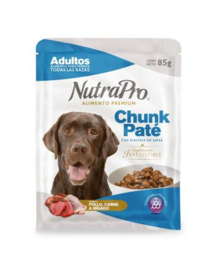 Alimento Húmedo Nutrapro para perros adultos