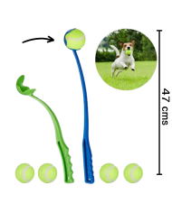 Juguete para perros. Lanzador de pelotas