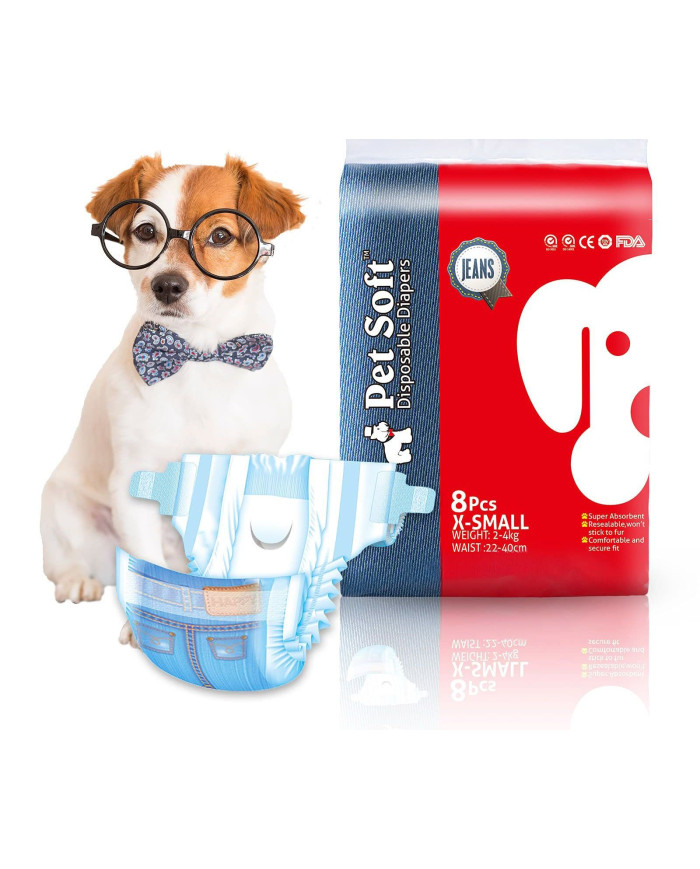 Pañales Pet Soft tipo Jean
