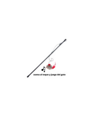 Juguete para gato. Caña de Pescar Peluche Pez
